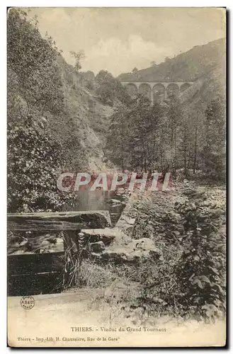 Cartes postales Thiers Viaduc du Grand Tournant