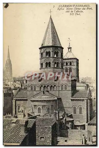 Cartes postales Clermont Ferrand Eglise Notre Dame du Port cote de l Abside