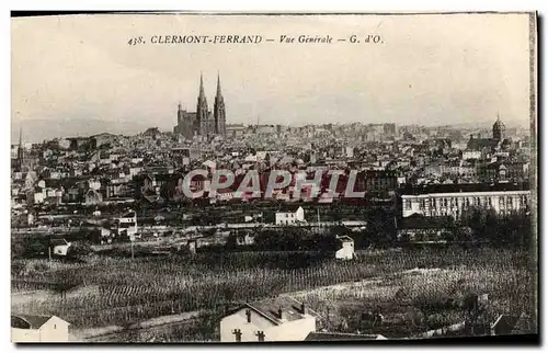 Cartes postales Clermont Ferrand Vue Generale