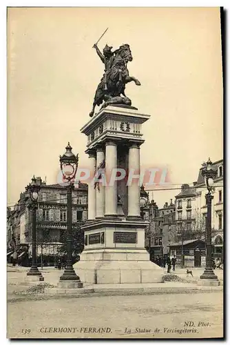 Cartes postales Clermont Ferrand La Statue de Vercingetorix