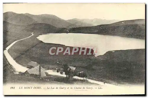 Ansichtskarte AK Le Mont Dore Le Lac de Guery et la Chaine de Sancy