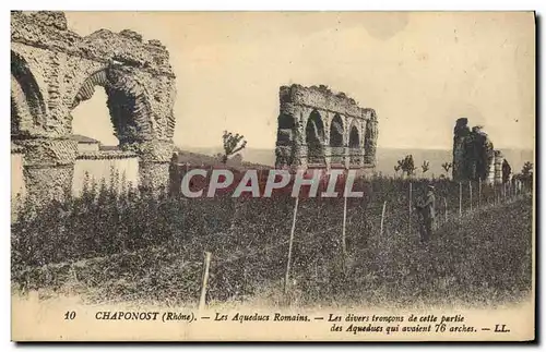 Cartes postales Chaponost Les Aqueducs Romains