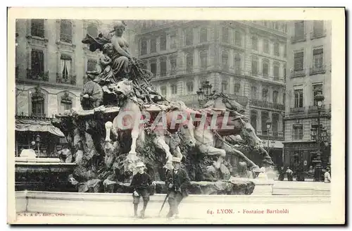Cartes postales Lyon Fontaine Bartholdi