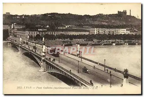 Ansichtskarte AK Lyon Pont Gallieni Anciennement Pont du Midi