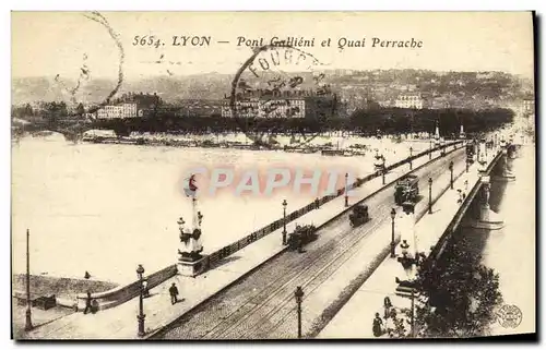 Ansichtskarte AK Lyon Pont Gallieni et Quai Perrache