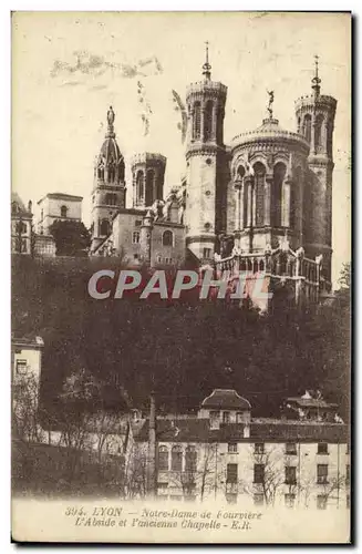 Cartes postales Lyon Notre Dame de Fourviere L Abside et l ancienne Chapelle