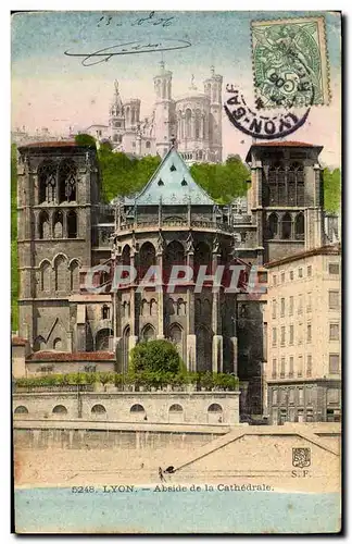 Cartes postales Lyon Abside de la Cathedrale