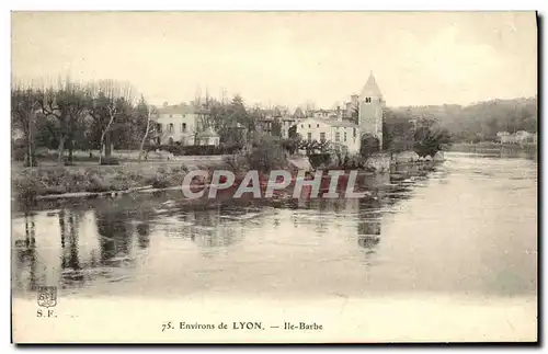 Ansichtskarte AK Environs de Lyon lle Barbe