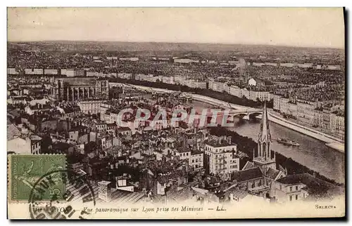 Ansichtskarte AK Lyon Vue Panoramique sur Lyon prise des Minimes