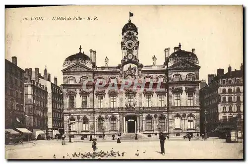 Cartes postales Lyon L Hotel de Ville