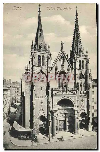 Cartes postales Lyon Eglise Ste Nizier