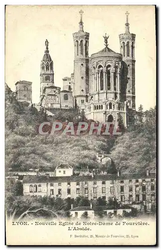 Cartes postales Lyon Nouvelle Eglise de Notre Dame de Fourviere