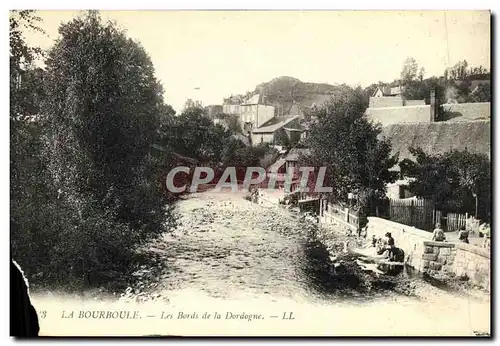 Cartes postales La Bourboule Les Bords de la Dordogne Lavandieres