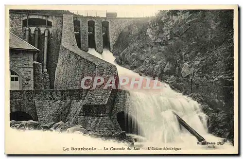 Cartes postales La Bourboule La Cascade du Lac L usine electrique