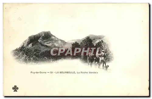 Cartes postales La Bourboule Le Rocher Vendeix