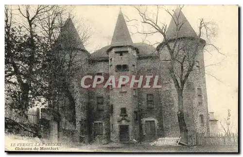 Cartes postales Auvergne Le Vernet la Varenne et le Chateau de Montfort