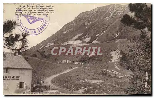 Cartes postales Le Col De Ceyssat et la route carrossable