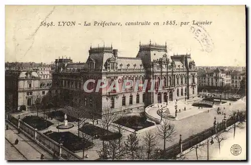 Ansichtskarte AK Lyon La Prefecture Construite en 1885 par Louvier