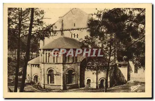 Cartes postales Soulac sur Mer L Abside de L Eglise Notre Dame de la fin des terres