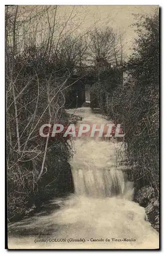Cartes postales Golgon Cascade Du Vieux Moulin