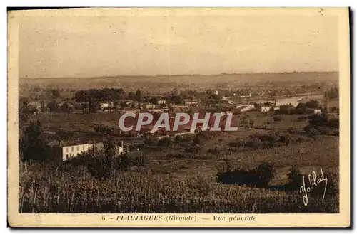 Cartes postales Flaujagues Vue generale