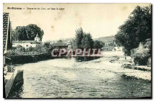 Ansichtskarte AK Saint Girons Domaine du Luc en face la GAre