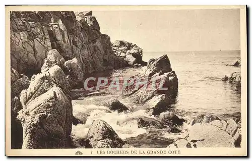 Cartes postales Les Rochers De La Grande Cote