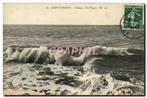 Cartes postales Cote D Argent L Ocean Une Vague