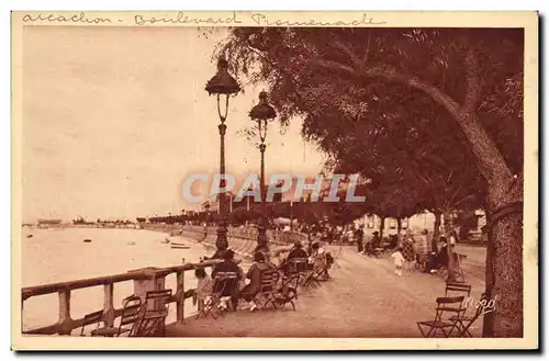 Cartes postales Arcachon Boulevard Promenade