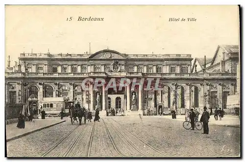 Cartes postales Bordeaux Hotel de Ville