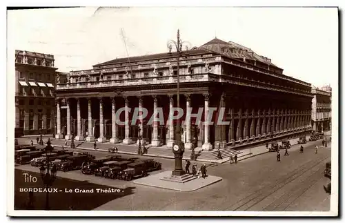 Cartes postales Bordeaux Le grand theatre