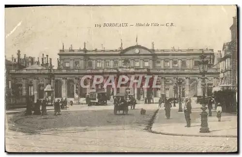 Cartes postales Bordeaux Hotel de Ville