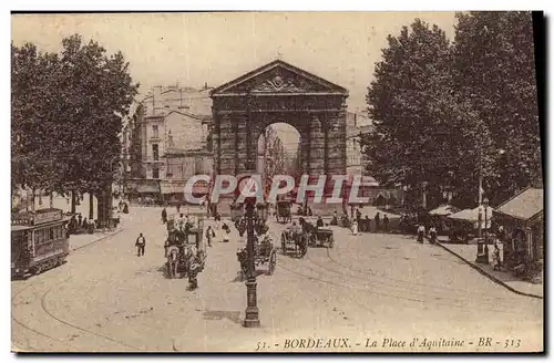 Ansichtskarte AK Bordeaux La Place d Aquitaine