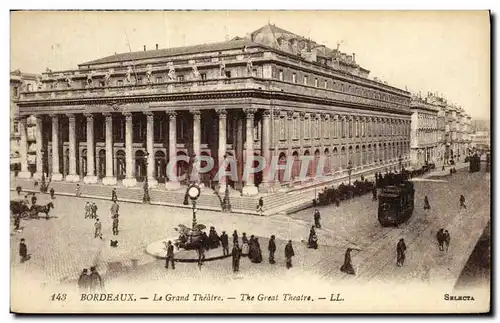 Cartes postales Bordeaux Le Grand Theatre