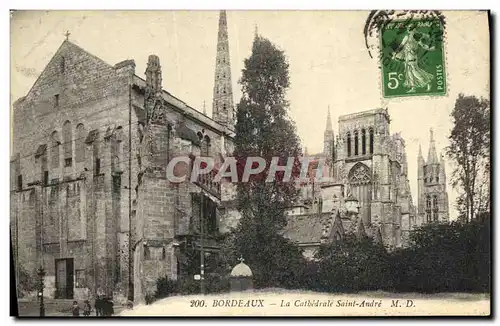 Cartes postales Bordeaux La Cathedrale Saint Andre