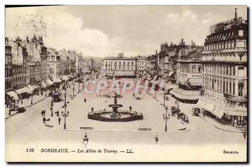 Cartes postales Bordeaux Les Allees de Tourny