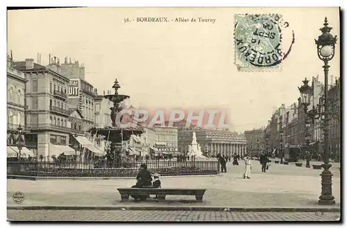 Cartes postales Bordeaux Les Allees de Tourny