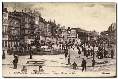 Cartes postales Bordeaux Les Allees de Tourny