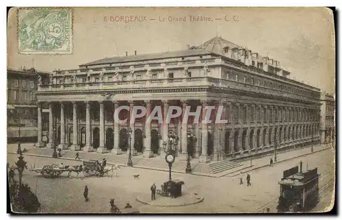 Cartes postales Bordeaux Le Grand Theatre