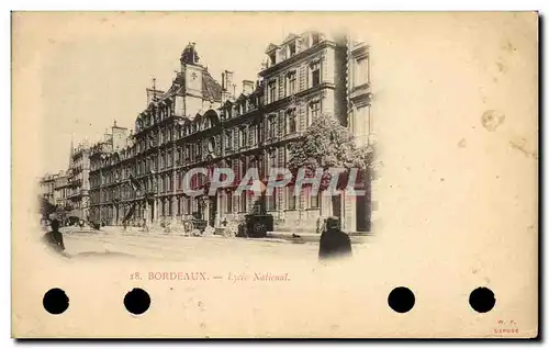 Cartes postales Bordeaux Lycee National