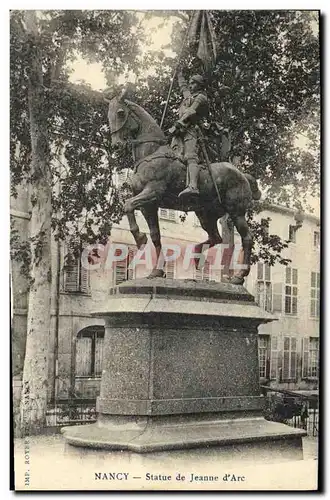 Cartes postales Nancy Statue de Jeanne D Arc