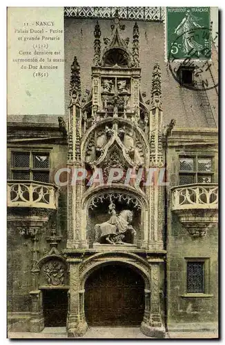 Cartes postales Nancy Palais ducal Petite et grande porterie