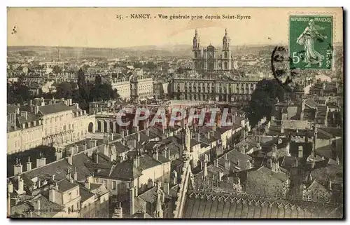 Cartes postales Nancy Vue Generale Prise Depuis Sainte Epvre