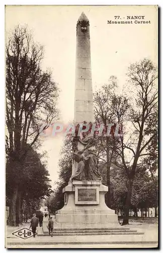 Cartes postales Nancy Monument Carnot