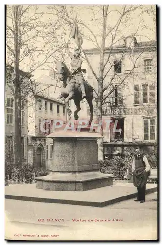 Cartes postales Nancy Statue de Jeanne d Arc