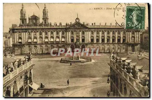 Cartes postales Nancy Hotel de Ville