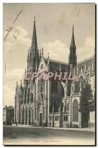 Cartes postales Nancy Eglise Saint Epvre