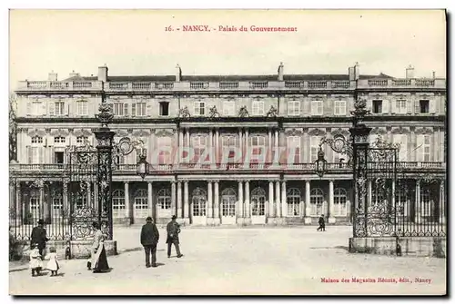 Cartes postales Nancy Palais Du Gouvernement