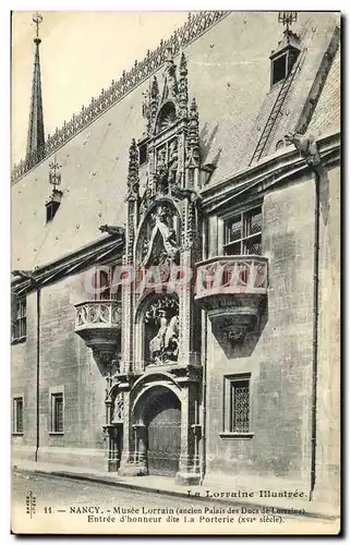 Cartes postales Nancy Musee Lorrain Entree d Honneur dite La Porterie