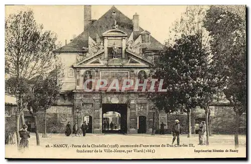 Cartes postales Nancy Porte de la Citadelle